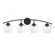 4-Light Bathroom Vanity Light in Matte Black (8483|M80033MBK)