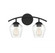 2-Light Bathroom Vanity Light in Matte Black (8483|M80031MBK)