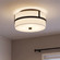 2-Light Ceiling Light in Matte Black (8483|M60065MBK)