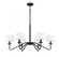 6-Light Chandelier in Matte Black (8483|M10092MBK)
