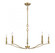 5-Light Chandelier in Natural Brass (8483|M10086NB)