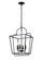 4-Light Pendant light Matte Black (670|3237-MB)