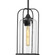 Watch Hill Collection One-Light Textured Black and Clear Seeded Glass Farmhouse Style Outdoor Hangin (149|P550292-031)