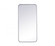 Soft corner metal rectangular mirror 18x36 inch in Silver (758|MR801836S)