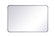 Soft Corner Metal Rectangular Mirror 24x36 Inch in Silver (758|MR802436S)