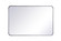 Soft corner metal rectangular mirror 24x36 inch in Silver (758|MR802436S)