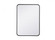 Soft corner metal rectangular mirror 22x30 inch in Black (758|MR802230BK)