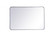 Soft corner metal rectangular mirror 28x42 inch in Silver (758|MR802842S)