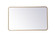 Soft Corner Metal Rectangular Mirror 24x40 Inch in Brass (758|MR802440BR)