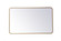 Soft corner metal rectangular mirror 24x40 inch in Brass (758|MR802440BR)