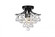 Toureg 12 inch black flush mount (758|V8000F12BK/RC)