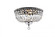 Tranquil 16 inch black flush mount (758|V2528F16BK/RC)
