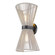 Golden Lighting Avon 2-light Wall Sconce in Matte Black (36|6938-2W BLK-BR)