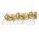 Yep by Golden Lighting Hines 3-light Vanity in Brushed Champagne Brass (36|3118-BA3 BCB-SD)