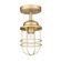 Golden Lighting Seaport 1-light Semi-Flush Mount in Brushed Champagne Brass (36|9808-SF BCB)
