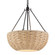 Golden Lighting Hathaway 4-light Pendant in Matte Black (36|1073-4P BLK)