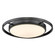 Astra 17'' Flush Mount in Matte Black with Opal Glass (36|9130-FM17 BLK-OP)