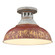 Golden Lighting Kinsley 1-light Semi-Flush Mount in Antique Red shade (36|0865-SF AGV-RED)