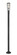 1 Light Outdoor Post Mounted Fixture (276|591PHB-567P-BK)