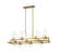 10 Light Linear Chandelier (276|4008-10RB)