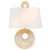 Doral 2 Light Renaissance Gold Sconce (205|DOR-B7702-RG)