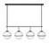 Medium Four Light Linear (87|39675BK)