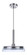 Centric 14'' LED Pendant in Brushed Polished Nickel (20|55192-BNK-LED)