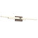 Anello Minor 38-in Walnut Damp-Rated Dimmable LED Vanity Light (461|VL52738-WT)