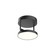 Novel 5-in Black LED Semi Flush Mount (461|SF72205-BK)