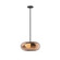 Trinity 14-in Black/Copper Dimmable LED Pendant (461|PD62014-BK/CP)