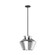Trinity 13-in Black/Chrome LED Pendant (461|PD62013-BK/CH)