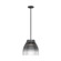 Trinity 12-in Black/Smoked LED Pendant (461|PD62012-BK/SM)