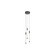 Motif 13-in Black LED Multi Pendant (461|MP75213-BK)