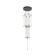 Motif 21-in Black 13 Light Dimmable LED Multi Pendant (461|MP75121-BK)