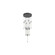 Motif 13-in Black LED Multi Pendant (461|MP75113-BK)