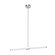 Akari 37-in Brushed Nickel LED Linear Pendant (461|LP18537-BN)