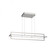 Mondrian 36-in Brushed Nickel LED Linear Pendant (461|LP16236-BN)