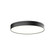 Novel 5-in Black Dimmable LED Flush Mount (461|FM72205-BK)