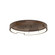 Anello Minor 19-in Walnut Dimmable LED Flush Mount (461|FM52719-WT)