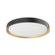 Essex 20-in Black/Gold LED Flush Mount (461|FM43920-BK/GD)