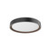 Essex 16-in Black/Walnut LED Flush Mount (461|FM43916-BK/WT)