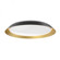 Jasper 23-in Black/Gold LED Flush Mount (461|FM43423-BK/GD)