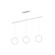 Marquee 47-in White Linear Pendant Canopy System (461|CNL3AC-WH)