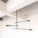 Rotaire 32-in Black LED Chandeliers (461|CH90132-BK)