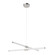 Akari 37-in Brushed Nickel Dimmable LED Chandelier (461|CH18537-BN)