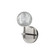 Marni 5-in Polished Nickel Damp-Rated Dimmable LED Wall/Vanity Light (7713|WV321201PN)