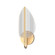 Flora 7-in Natural Brass Damp-Rated Dimmable LED Wall/Vanity Light (7713|WV321101NB)