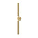 Astrid 2 Head Metal Shade/Vintage Brass Damp-Rated Dimmable LED Wall/Vanity Light (7713|WV316402VBMS)
