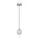 Marni 5-in Polished Nickel LED Pendant (7713|PD321201PN)