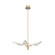Flora 5 Head Natural Brass Dimmable LED Pendant (7713|PD321105NB)